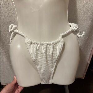 Aerie White Bikini Bottom